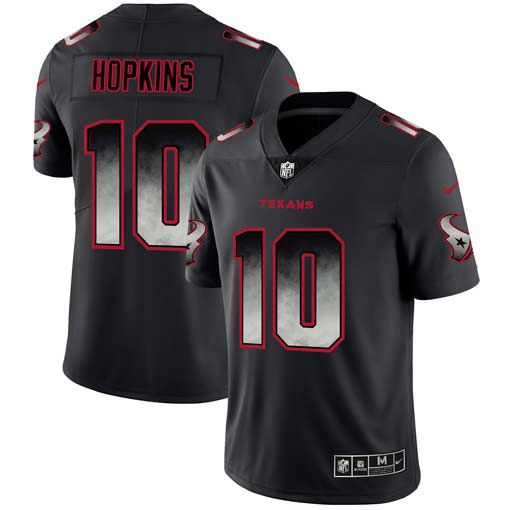 Men Houston Texans #10 Hopkins Nike Teams Black Smoke Fashion Limited NFL Jerseys->kansas city chiefs->NFL Jersey